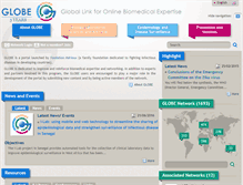 Tablet Screenshot of globe-network.org